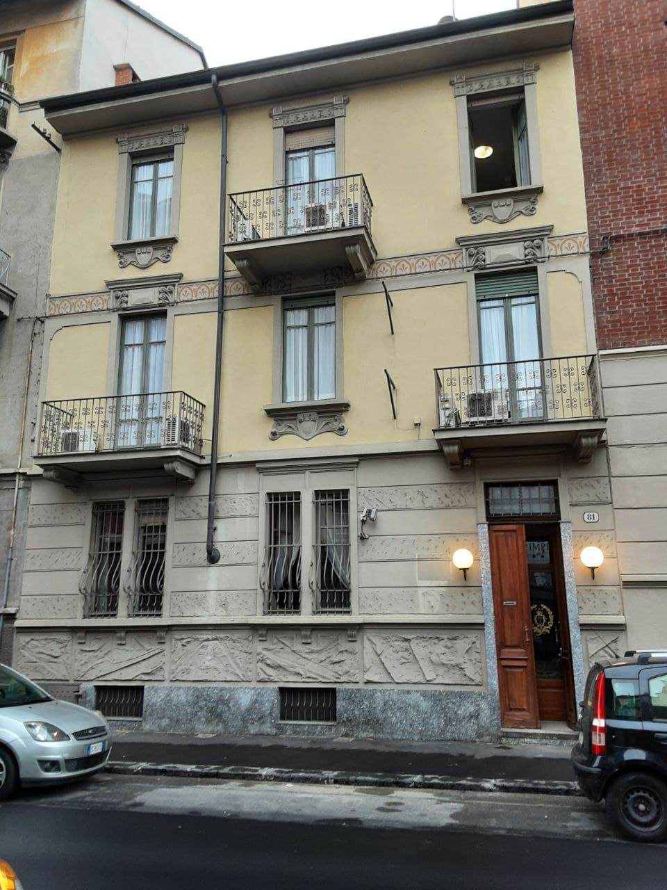 Exterior view of the historic hotel building